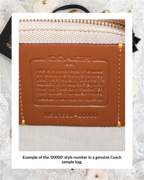 coach purse serial number history